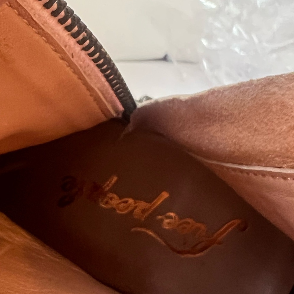 Free People Bowers Pink Suede Embroidered Ankle Boots, NEW - Picture 12 of 13